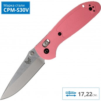 Нож BENCHMADE 556-PNK-S30V MINI GRIPTILIAN